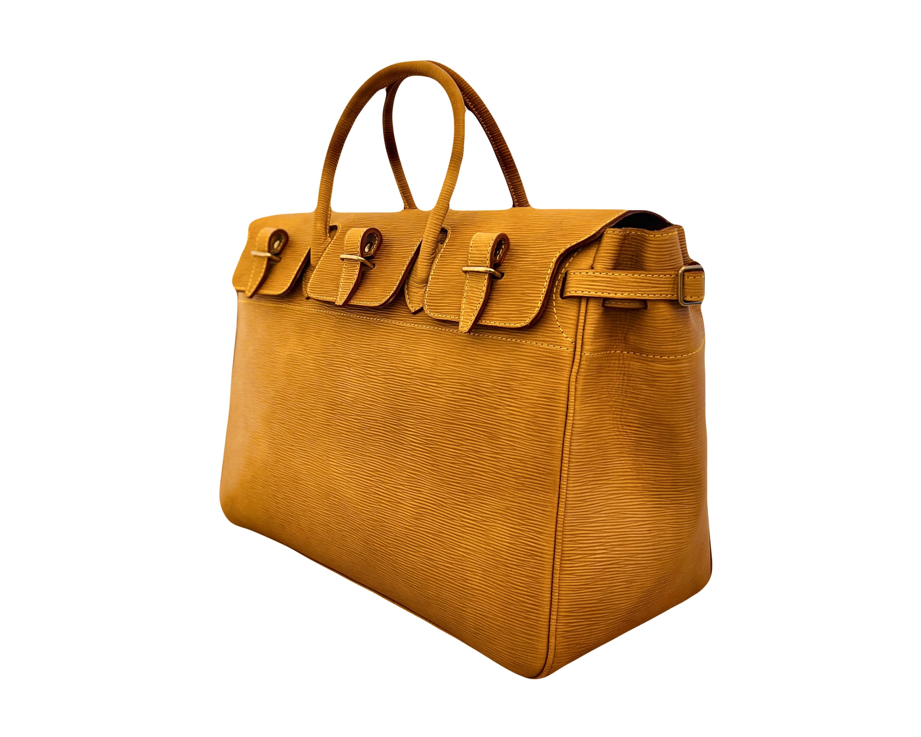 THE ETICA Leather Weekender Bag